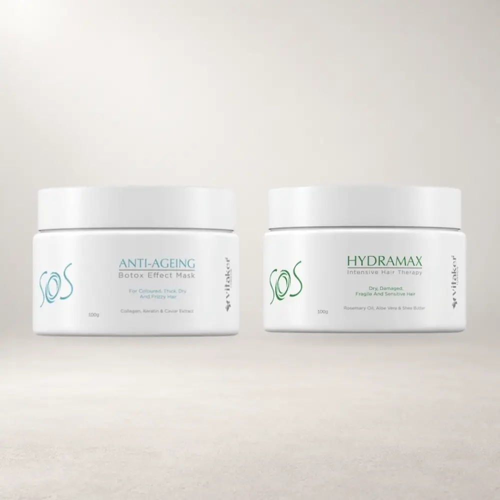 Vitaker universalus plaukų botoksas 100 G. + VITAKER HYDRAMAX terapija 100G.