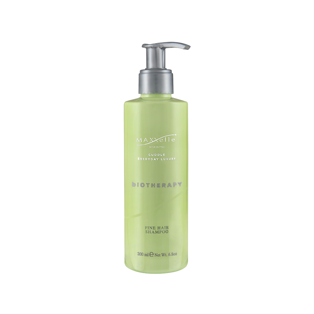 Šampūnas ploniems plaukams MAXXelle CURA biOTHERAPY FINE HAIR SHAMPOO 200 ML.