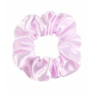 Satino plaukų gumelė – LIGHT PINK LOVE