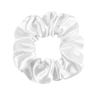 Satino plaukų gumelė – WHITE