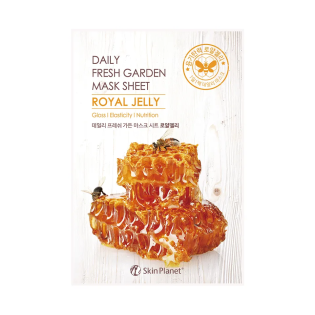 Skin Planet Daily Fresh Garden bičių pienelio lakštinė veido kaukė, 25 g