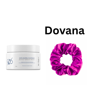 Vitaker PLATINUM plaukų botoksas 100 G. + Satino plaukų gumelė ( atsitiktinė spalva)