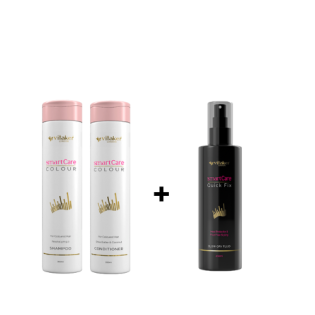 Vitaker Smart Care Color šampūnas ir kondicionierius 300ML. + QUICK FIX purškiklis plaukų džiovinimui 200ML.