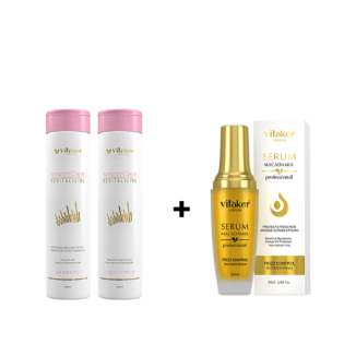 Vitaker Smart Care Revitlizing šampūnas ir kondicionierius 300ML. + Serumas „Macadamia“ – visų plaukų tipams, 50 ML.
