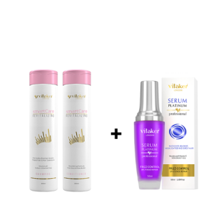 Vitaker Smart Care Revitlizing šampūnas ir kondicionierius 300ML. + Serumas „Platinum“ – blondinėms ir šviesintiems plaukams, 50 ML.